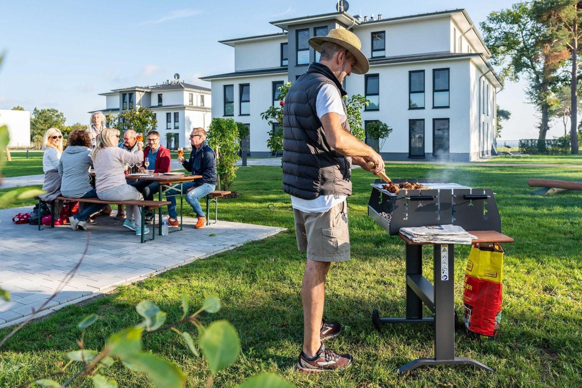 Terrassenwohnung "Kliffgarten" - Oase Am Haff Garz  Bagian luar foto