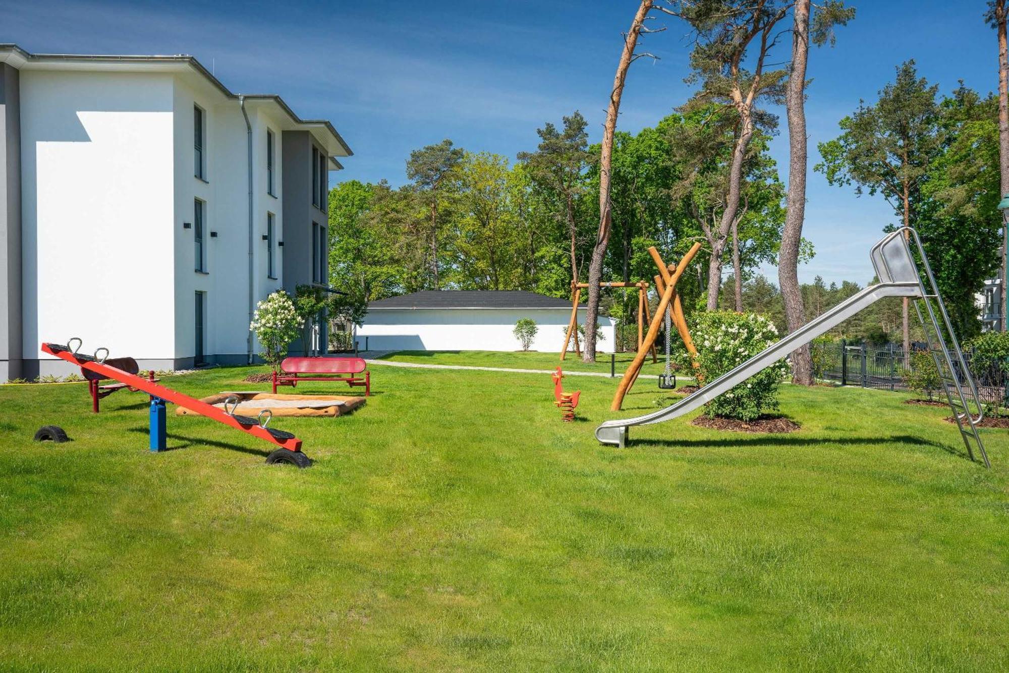 Terrassenwohnung "Kliffgarten" - Oase Am Haff Garz  Bagian luar foto