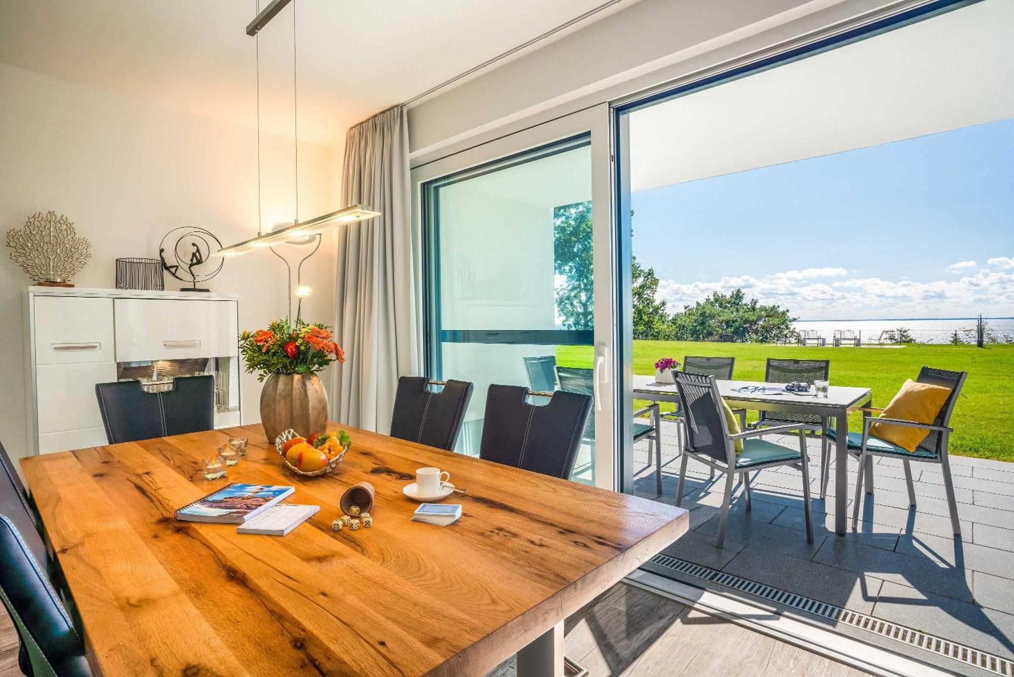 Terrassenwohnung "Kliffgarten" - Oase Am Haff Garz  Bagian luar foto